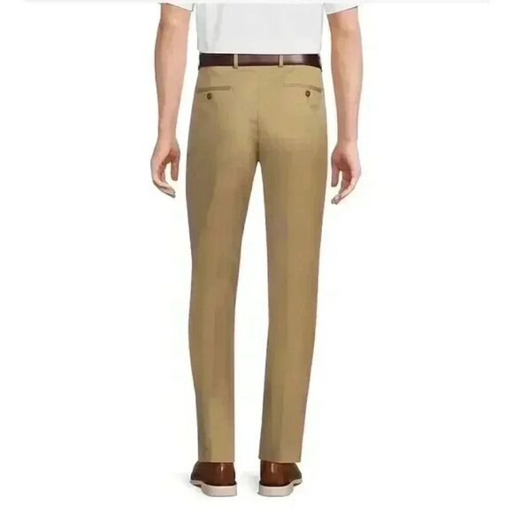 Daniel Cremieux Men's Caramel Cotton Vence Dress Pants NEW - Picture 2 of 11